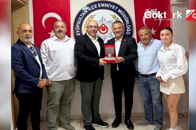 İstanbul Bağımsız Gazetecilerden İlçe Emniyet Müdürü Can Coşkun’a Hayırlı Olsun Ziyareti