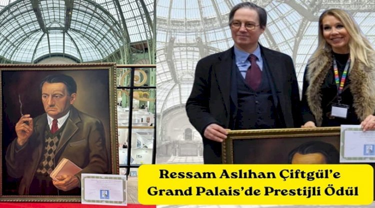 Ressam Aslıhan Çiftgül’e Grand Palais’de Prestijli Ödül