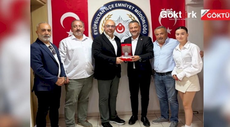İstanbul Bağımsız Gazetecilerden İlçe Emniyet Müdürü Can Coşkun’a Hayırlı Olsun Ziyareti
