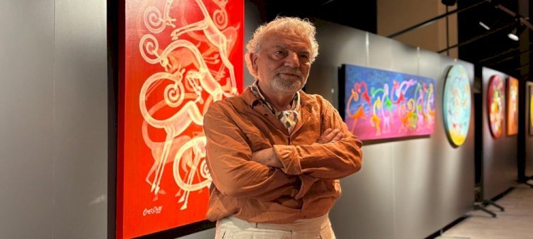 Ressam Ömer Onay'ın 'Bilinç Akışı' sergisi AKM'de ziyarete açıldı
