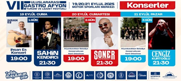 LEZZET DOLU FESTİVAL, YILDIZLARIN KONSERLERİYLE TAÇLANIYOR