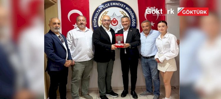 İstanbul Bağımsız Gazetecilerden İlçe Emniyet Müdürü Can Coşkun’a Hayırlı Olsun Ziyareti